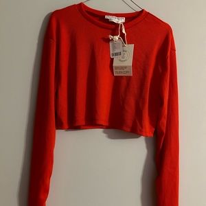 NWT urban outfitters red thermal